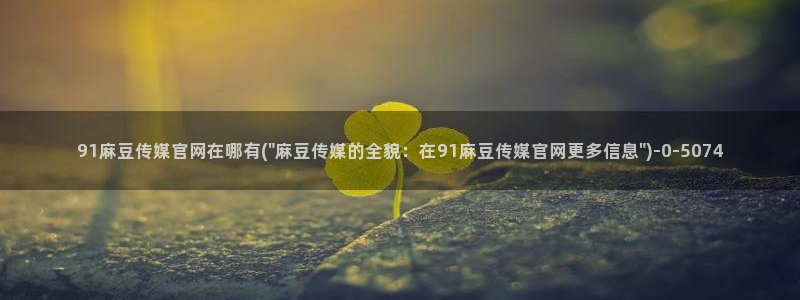 麻豆视频推荐资源：91麻豆传媒官网在哪有(\