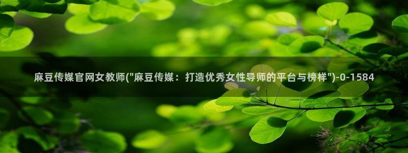 麻豆视频 内容合集
