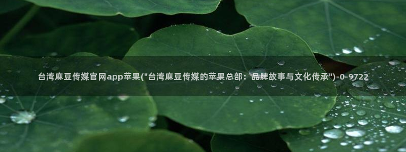 麻豆视频 图集完整版：台湾麻豆传媒官网app苹果